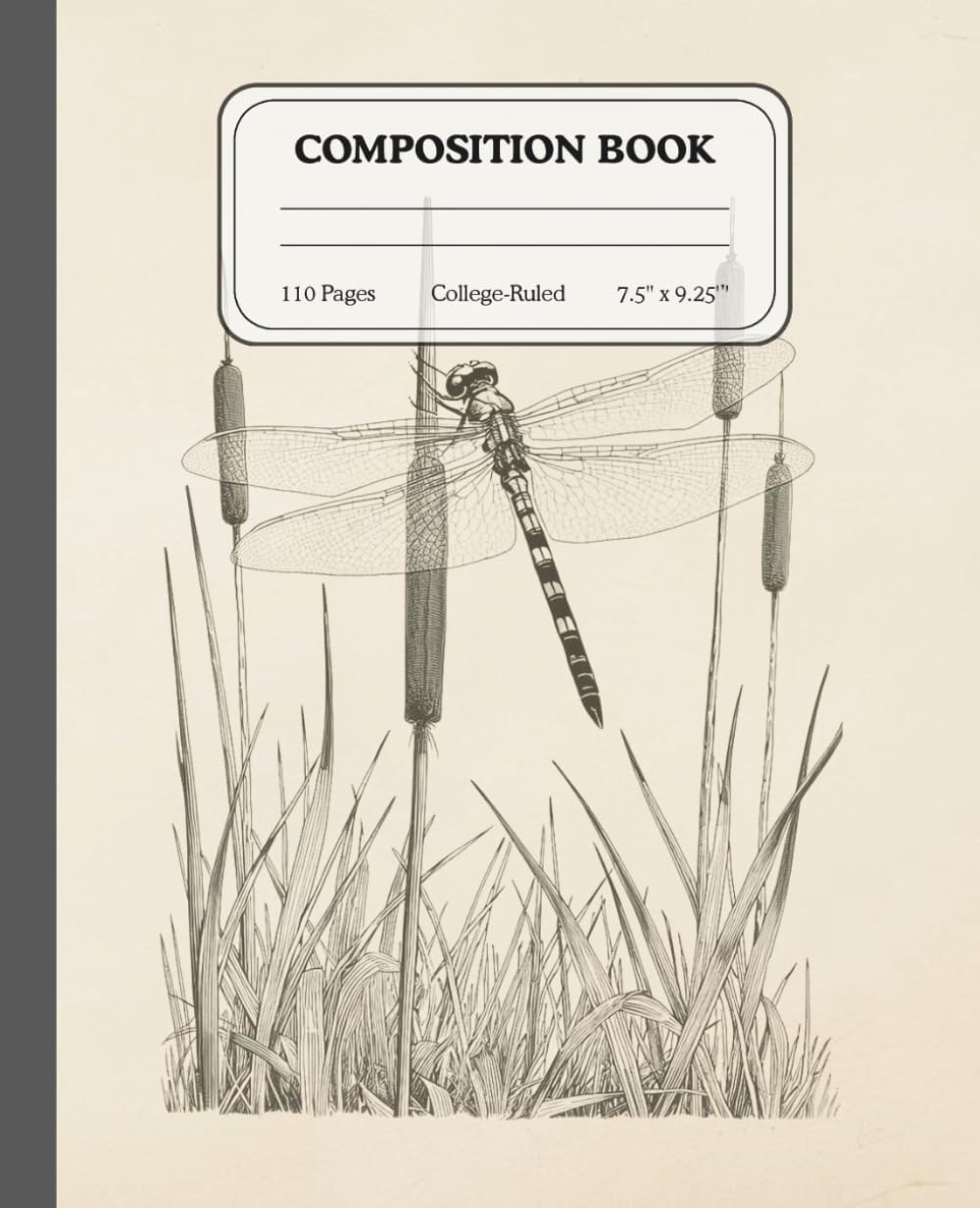ler totalmente Resting Wings | Antique Dragonfly Lover Notebook | College Ruled Writing Journal for Everyday Use: A beautifully designed stationery piece perfect for learners, dreamers, and note-takers
