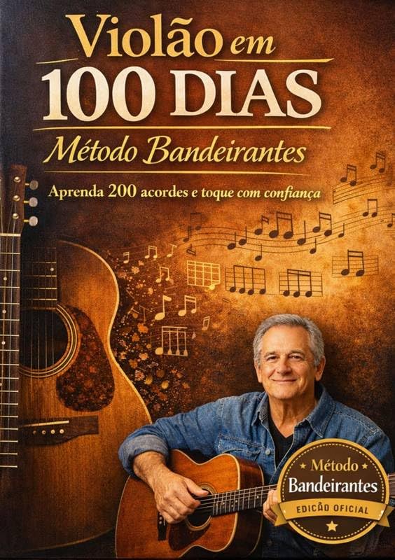 capítulo por capítulo baixar Violão em 100 Dias: Um Método Prático para Iniciantes: Aprenda mais de 200 acordes, ritmos, cifras, pestanas, harmonia e improvisação em um plano de estudos progressivo de 100 dias.