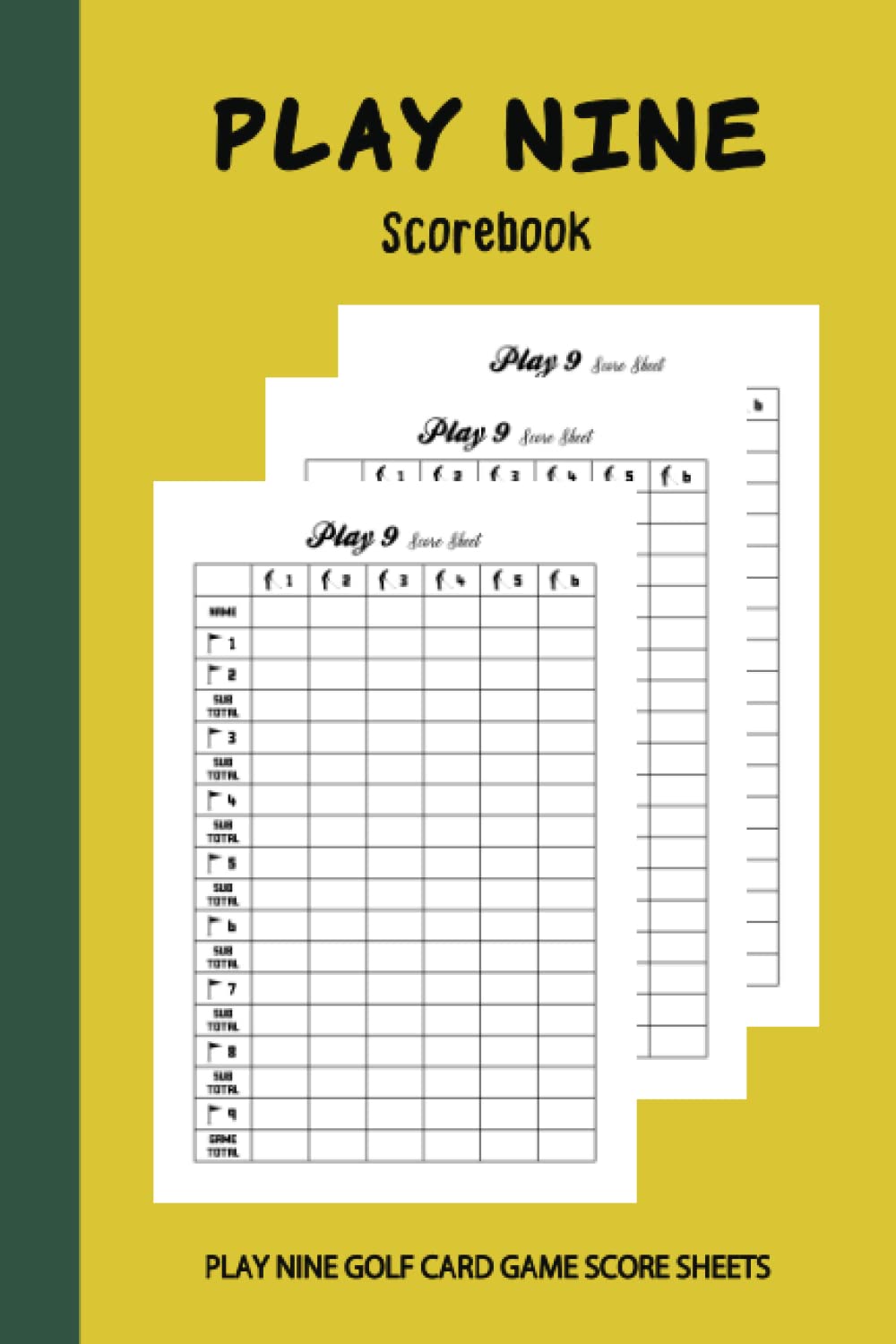 ler totalmente Play Nine Scorebook (Play Nine Golf Card Game Score Sheets): 120 Personal Tally Play Nine Score Sheets