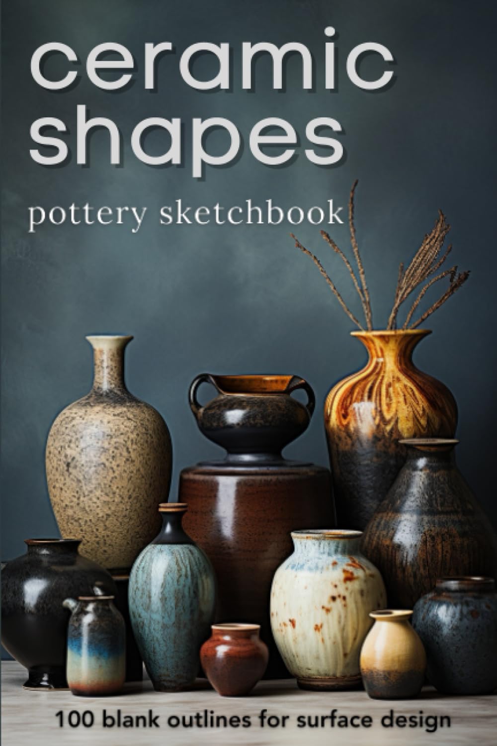 Ceramic Shapes Pottery Sketchbook: 100 Blank Outlines for Surface Design baixar o livro de graça