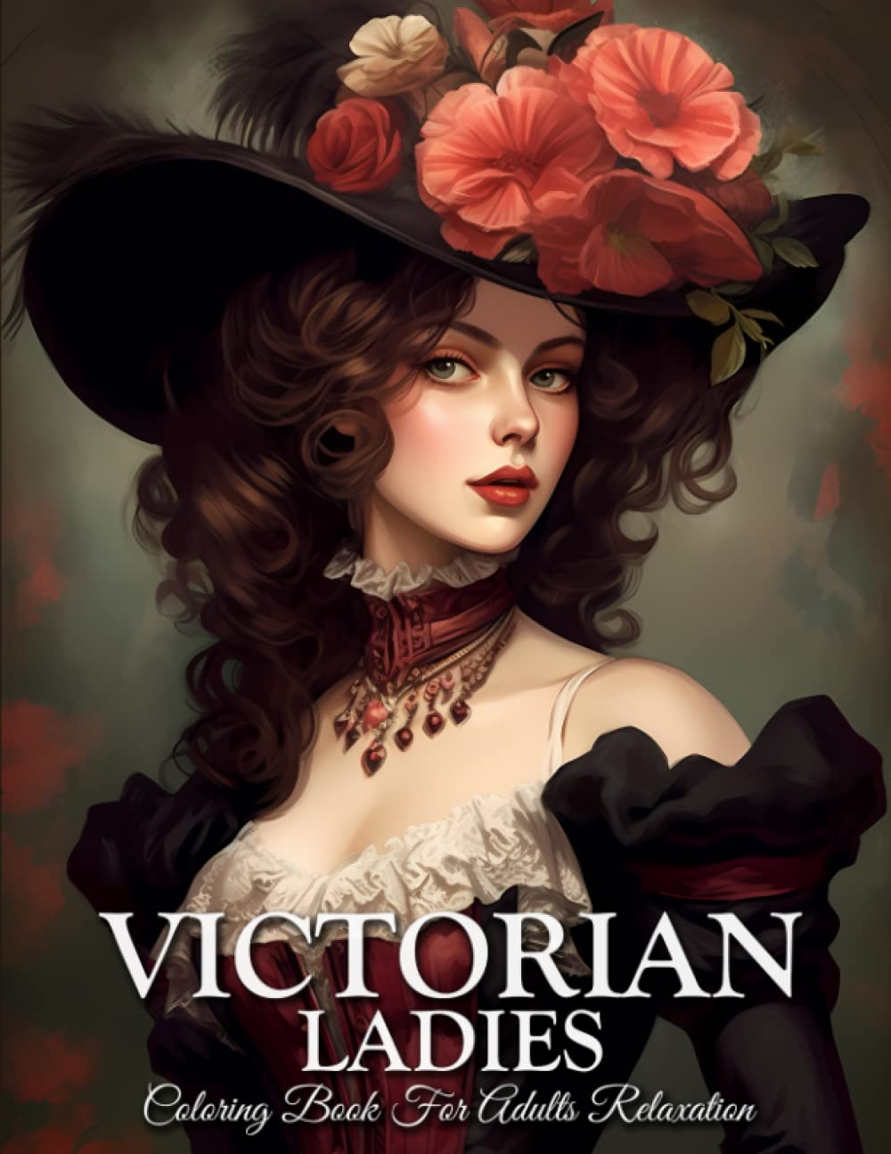 Victorian Ladies Coloring Book: Fashion Victorian Coloring Book Grayscale For Adults Relaxation baixar o livro de graça