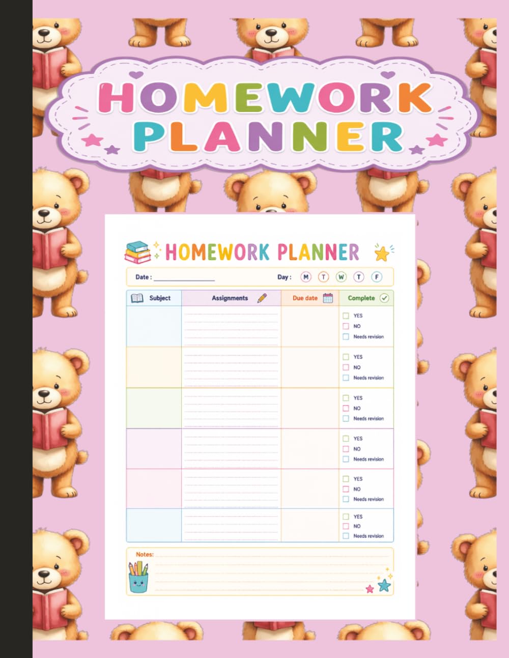 Homework Planner: Student Assignment Tracker for Elementary & Middle School Kids to Organize Homework, Due Dates and Completed Tasks baixar livro de graça