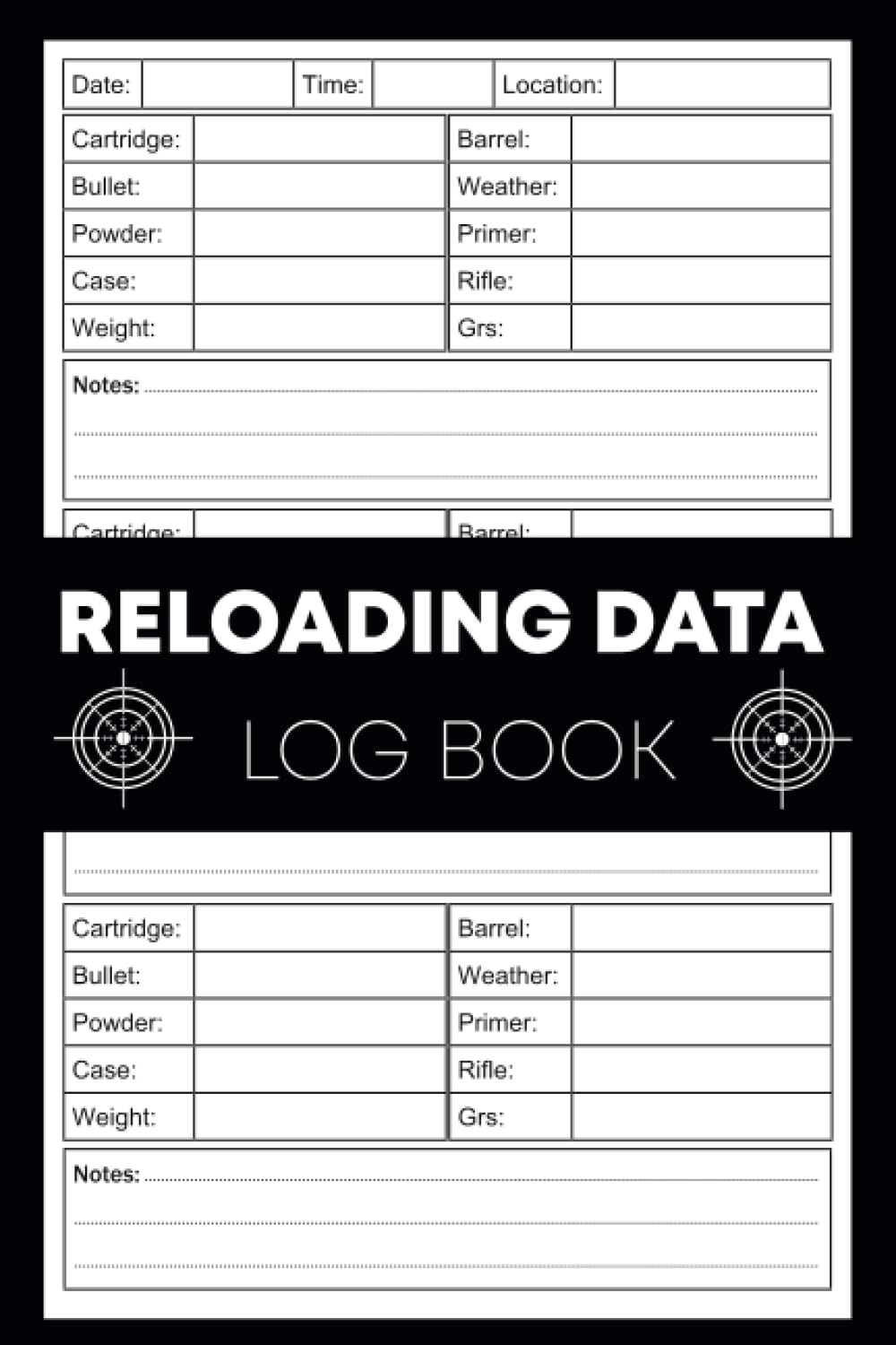 Reloading Data Log Book: Log Sheets For Recording and Tracking Ammunition Handloading Details, Ammo Reloading log. baixar livro de graça