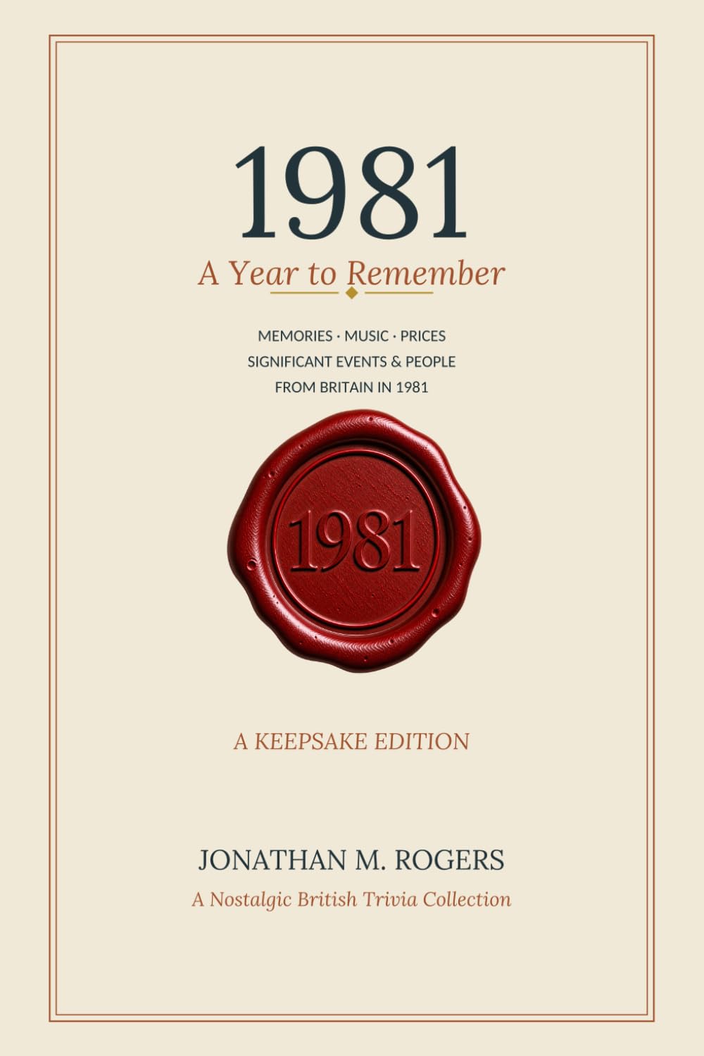 1981: A Year to Remember: A Nostalgic British Trivia Book of Memories, Music & Events from the Year You Were Born baixar o livro de graça