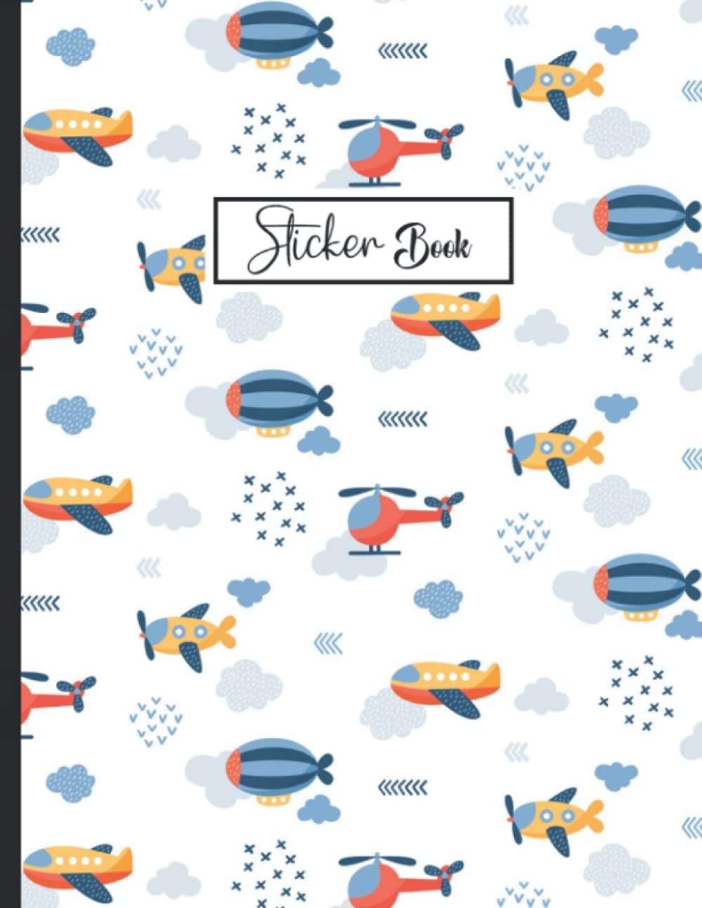 capítulo por capítulo baixar Sticker Book: Airplane Theme Sticker Book Collecting Album Blank Notebook.