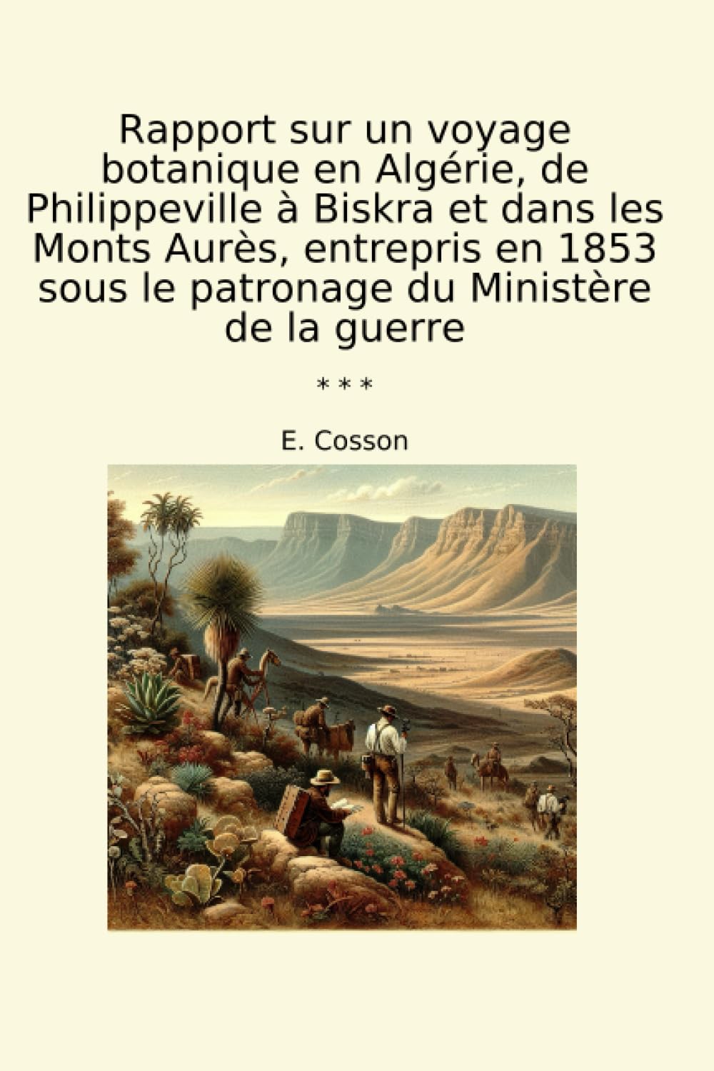 capítulo por capítulo baixar Rapport sur un voyage botanique en Algérie, de Philippeville à Biskra et dans les Monts Aurès, entrepris en 1853 sous le patronage du Ministère de la guerre (Classic Books) (French Edition)