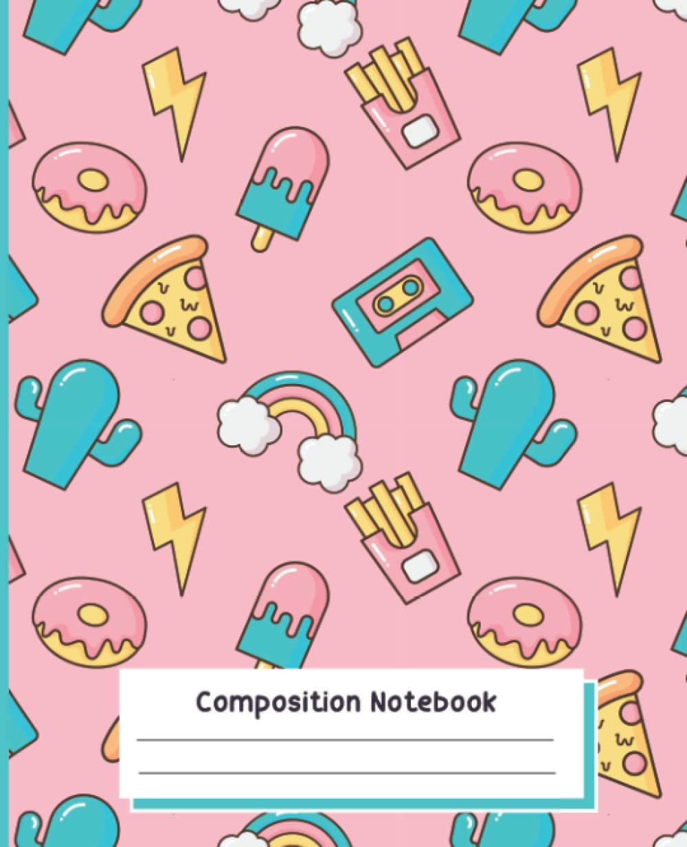 Composition Notebook: Preppy, Wide Ruled, Aesthetic Notebook for School, Blank Lined Notebook for Teens, Composition Notebook Aesthetic, Pastel baixar livro de graça