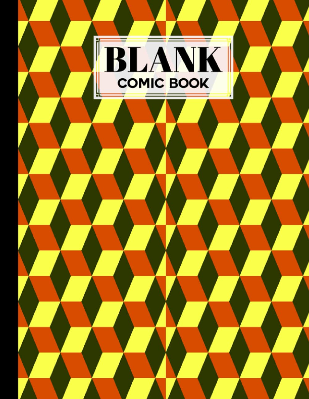 ler totalmente Blank Comic Book: Cubes Cover Blank Comic Book, Create Your Own Story, Journal, Notebook, Sketchbook for Kids and Adults, 120 Pages - Size 8.5" x 11" Notebook by Ramazan Bischoff