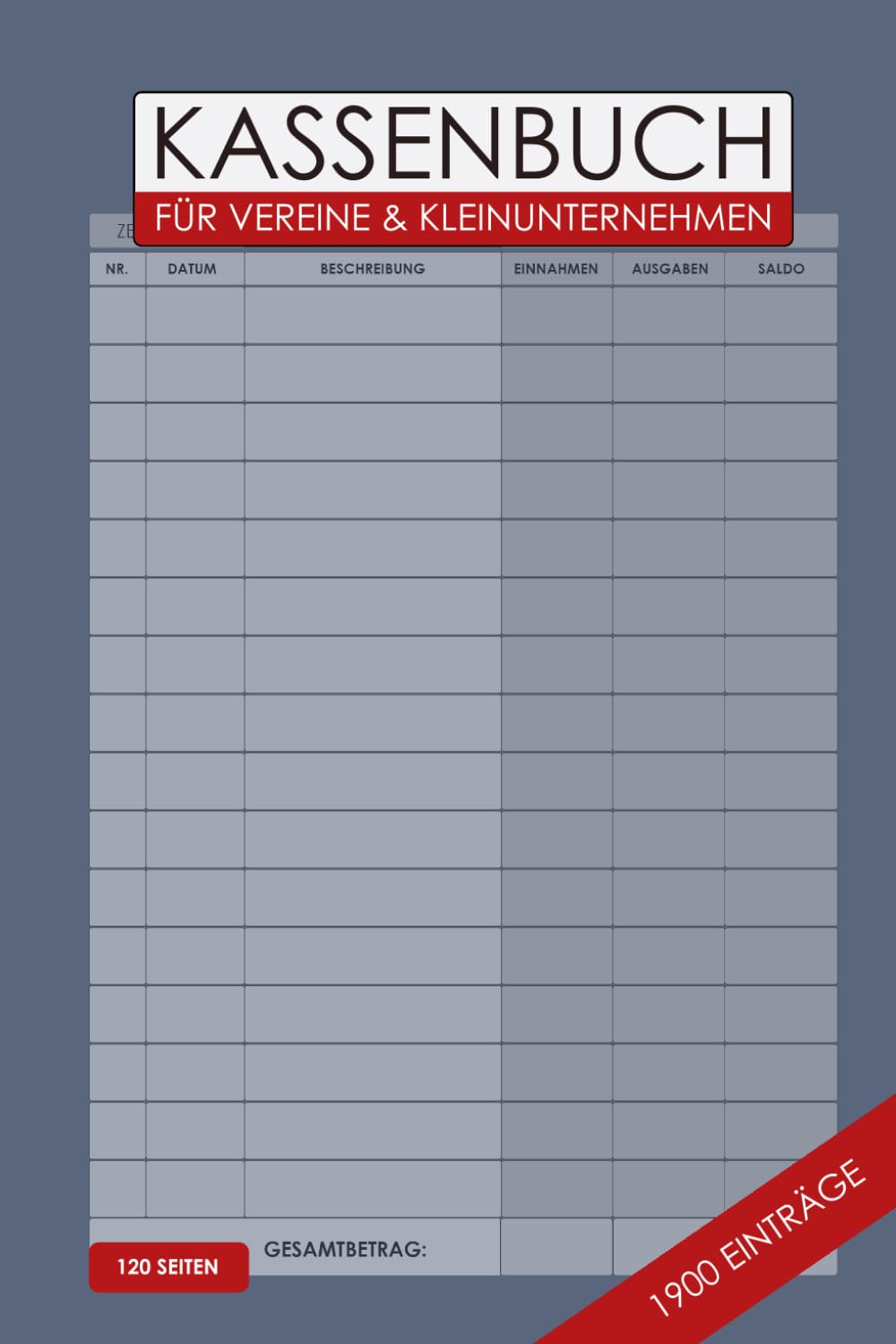 Kassenbuch A5 für Vereine und Kleinunternehmen | 120 Seiten | Übersicht der Einnahmen und Ausgaben - mit perfekter Zeilengröße | 1900 Einträge | perfekte Finanzübersicht | Cover: Blau (German Edition) baixar o livro de graça