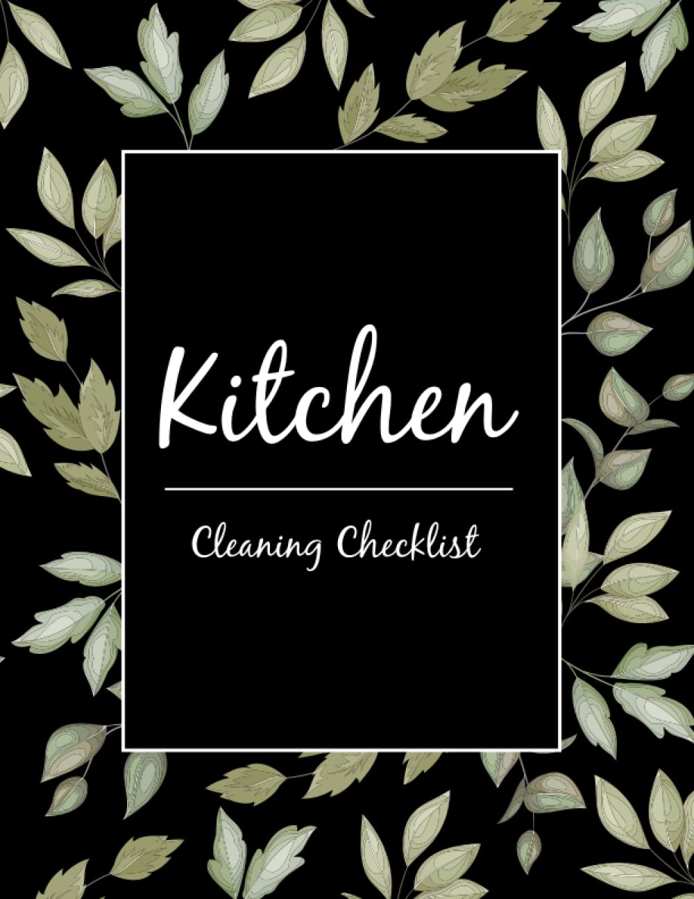 capítulo por capítulo baixar Kitchen Cleaning Checklist: Simple Daily Cleaning Records Notebook (Restaurants, Home, Cafe, Bars,Businesses...), Green & Black Cover