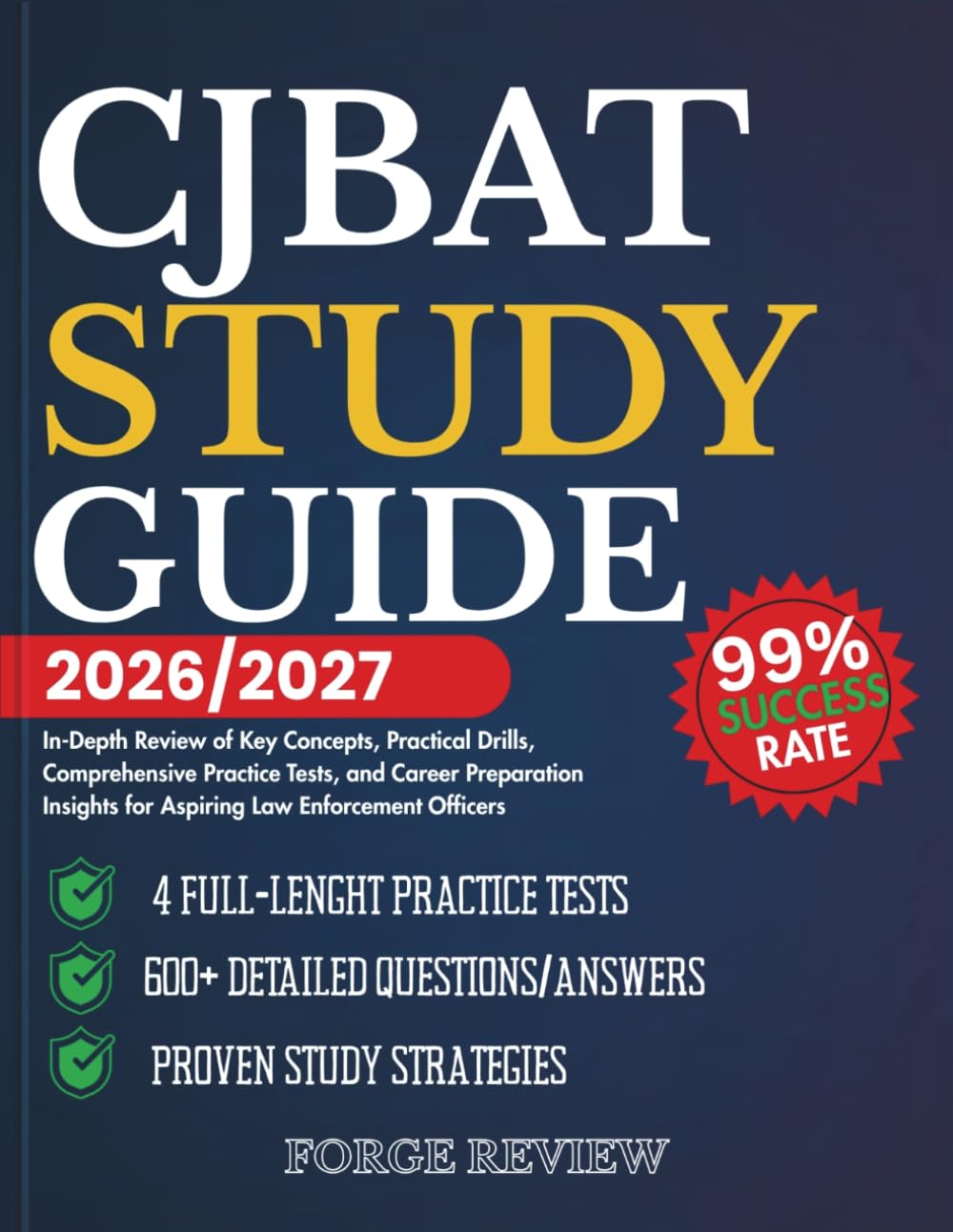ler totalmente CJBAT STUDY GUIDE 2026/2027: In-Depth Review of Key Concepts, Practical Drills, Comprehensive Practice Tests, and Career Preparation Insights for Aspiring Law Enforcement Officers