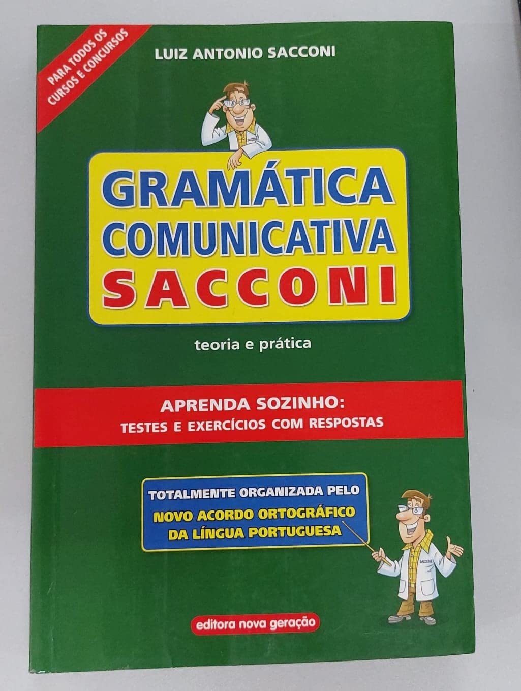 Gramatica Comunicativa Sacconi - Teoria E Pratica - Ensino Medio - (Fora De Catalogo) baixar livro de graça