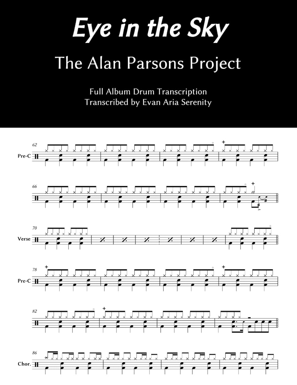 capítulo por capítulo baixar The Alan Parsons Project - Eye in the Sky: Full Album Drum Transcription (JDS Drum Transcription Books)