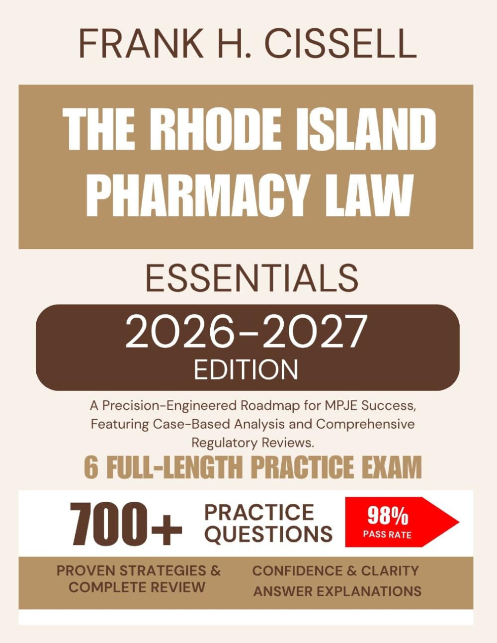 ler totalmente The Rhode Island Pharmacy Law Essentials 2026-2027 Edition: A Precision-Engineered Roadmap for MPJE Success, Featuring Case-Based Analysis and Comprehensive Regulatory Reviews.