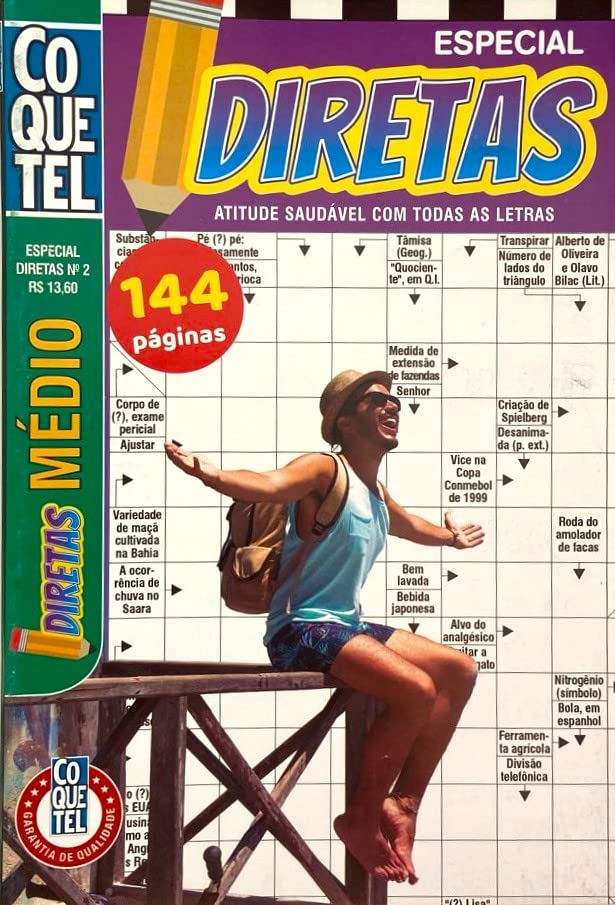 Palavras Cruzadas Diretas Especial 2 Médio - 3 em 1 - Coquetel
