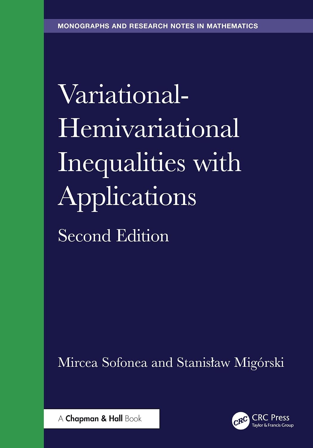 ler totalmente Variational-Hemivariational Inequalities with Applications (Chapman & Hall/CRC Monographs and Research Notes in Mathematics) (English Edition)