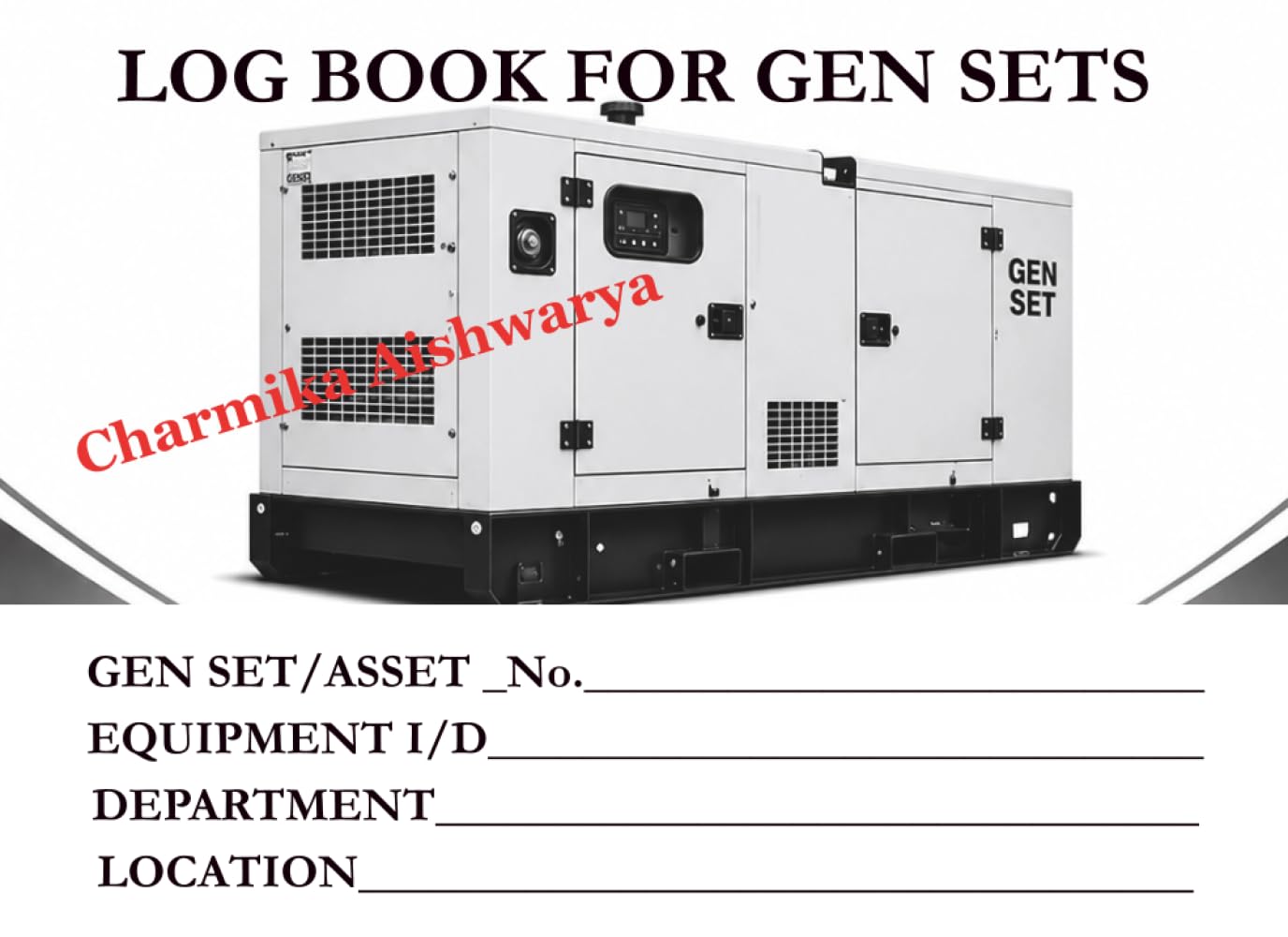 ler totalmente LOG BOOK FOR GEN SETS