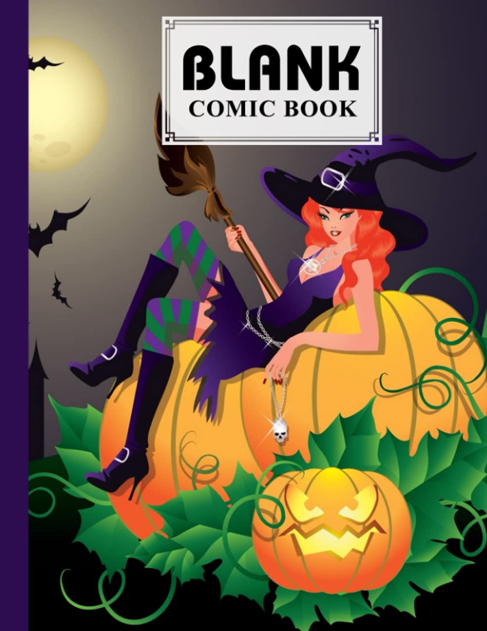 Blank Comic Book: Halloween Cover, Create Your Own Story, Journal, Notebook, Sketchbook for Kids and Adults, 120 Pages - Size 8.5" x 11" Notebook by Hasan Ahrens baixar livro de graça