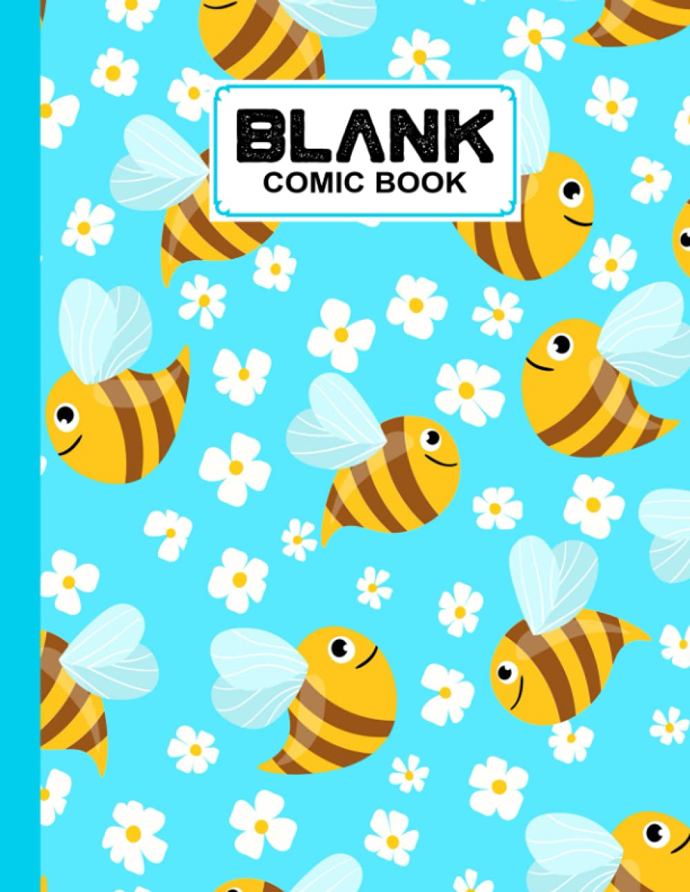 Blank Comic Book: Premium Bee Cover Blank Comic Book, Create Your Own Story, Journal, Notebook, Sketchbook for Kids and Adults, 120 Pages - Size 8.5" x 11" Notebook by Nikolai Gebhardt baixar o livro de graça