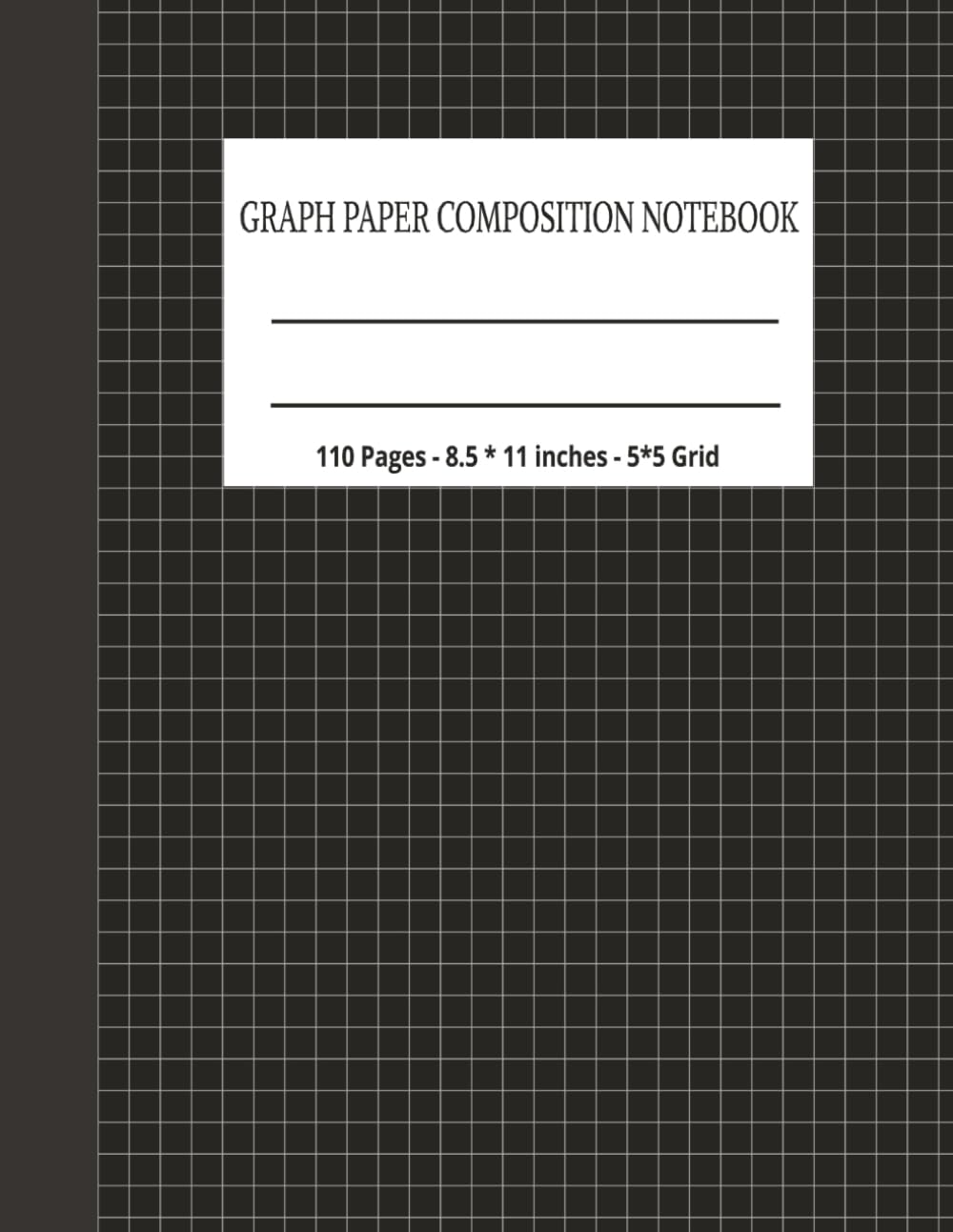 capítulo por capítulo baixar Graph Paper Composition Notebook Quad Ruled: Grid Paper Notebook for Math, Engineering and School Students | 110 Pages, 5×5Grid, 8.5″×11″ inches, Black