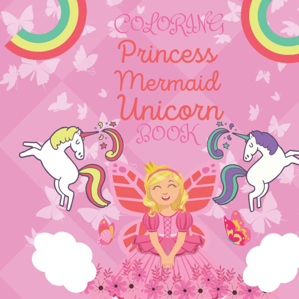 THE CREATIVE TODDLER UNICORN MERMAID AND PRINCESS COLORING BOOK baixar livro de graça