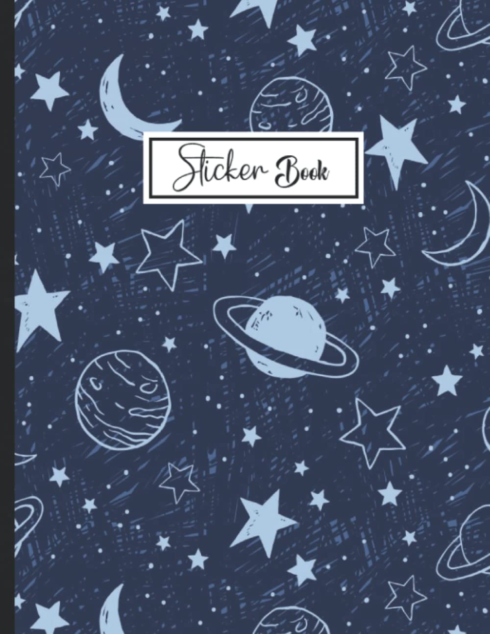 Sticker Book: Blank Sticker Collection Book for Girls with Moon. baixar o livro de graça