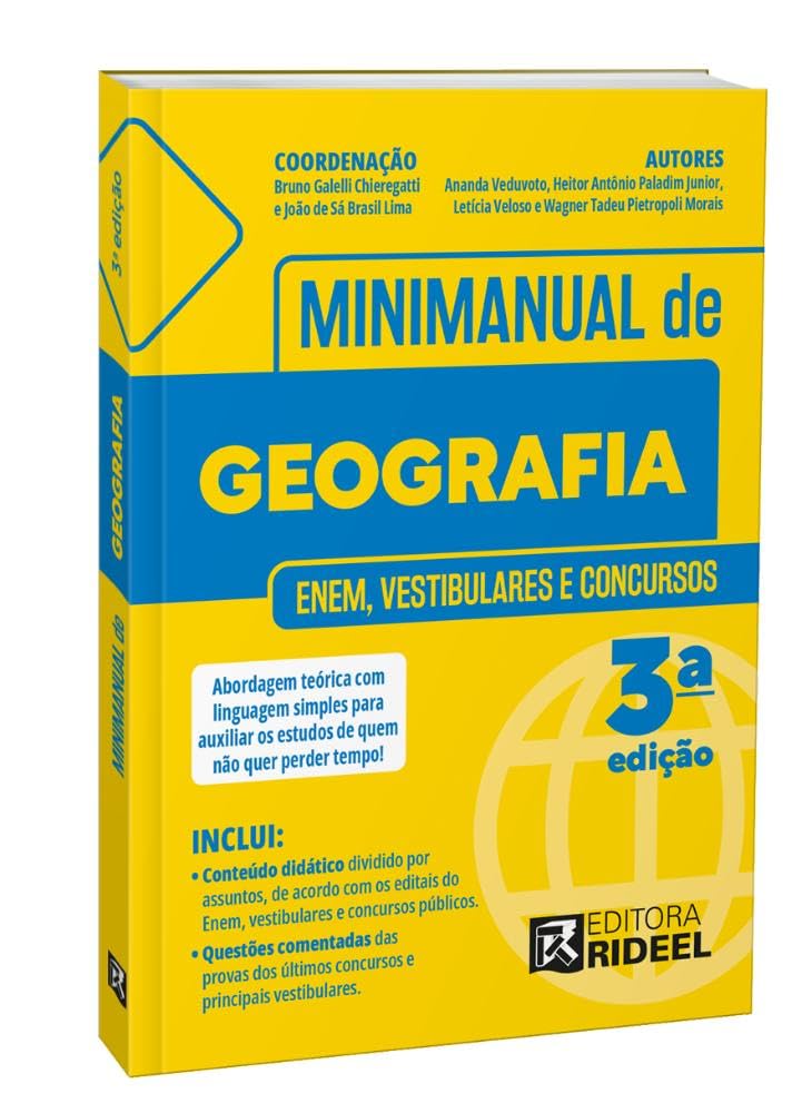ler totalmente Minimanual de geografia - enem, vestibulares e concursos