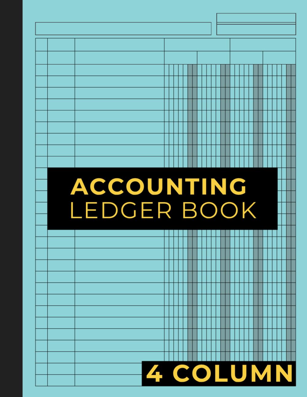 ler totalmente Accounting Ledger Book 4 Column: Simple Accounting Ledger for Bookkeeping | Log Book for Small Business and Personal Use