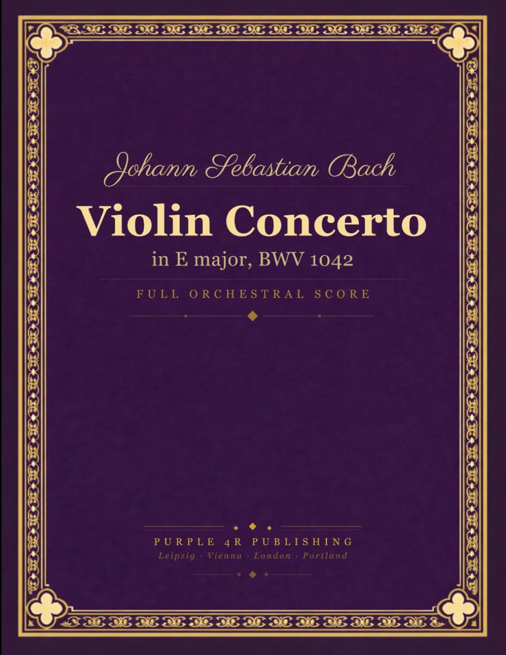capítulo por capítulo baixar Bach: Violin Concerto in E major, BWV 1042 - Full Orchestral Score
