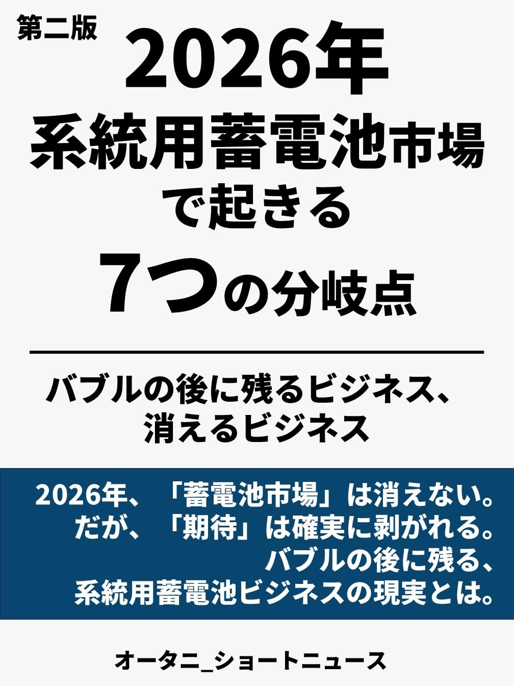 Revision two Seven Turning Points in the Grid-Scale Battery Market in 2026 (Japanese Edition) baixar o livro de graça
