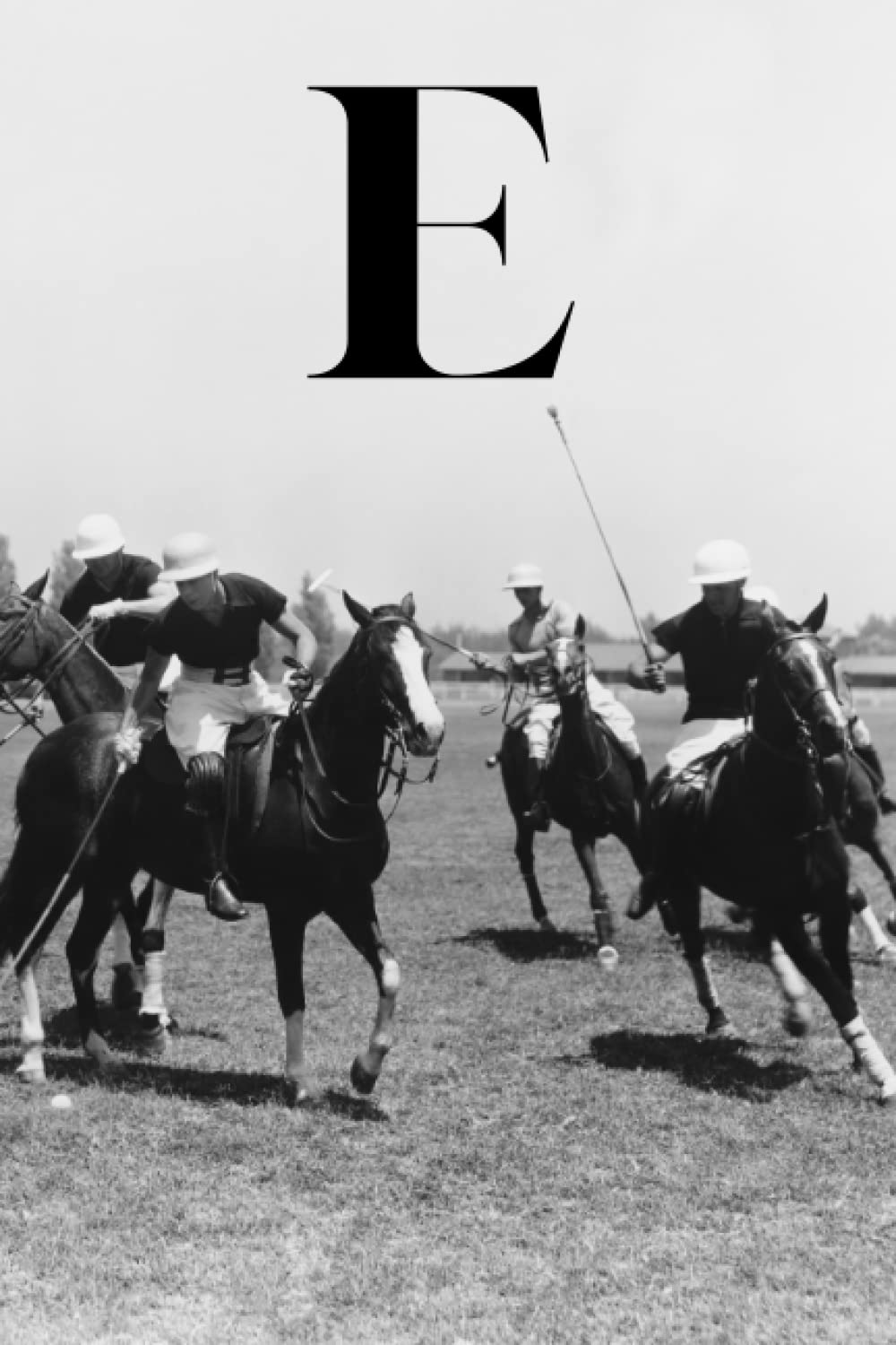 E: Horse Polo Match Equestrian Sports Themed Lined Notebook with Letter "E" Initial Monogram Journal/Diary for Writing Notes | Perfect Personalized Gift for Men, Women, Teens, Boys, Girls baixar o livro de graça