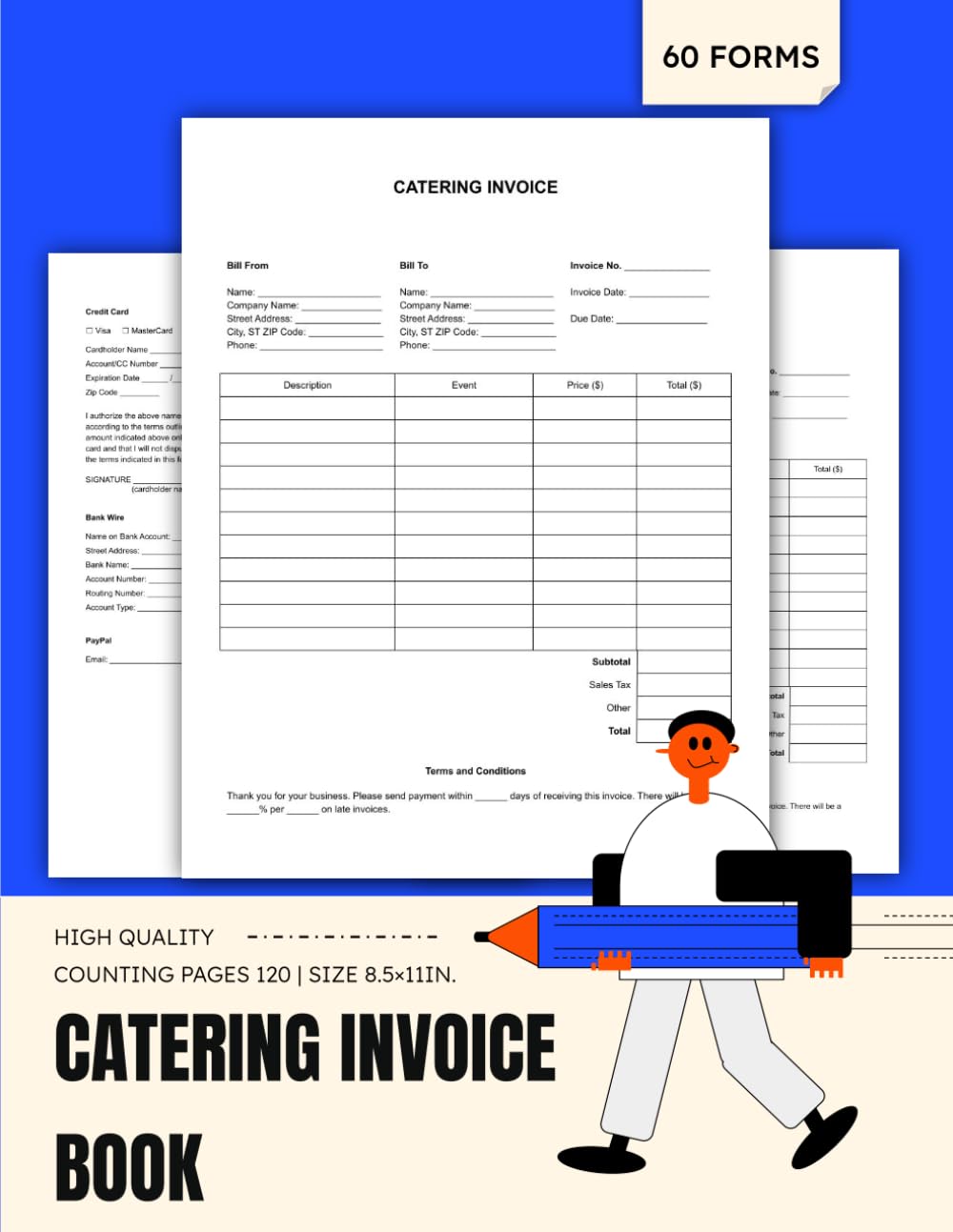 capítulo por capítulo baixar Catering Invoice Book: A professional Invoice for Caterers with Deposit Tracking, Payment Instructions, and Event Planning Tools – Customizable for Weddings, Corporate Events, and More | 60 Invoices.
