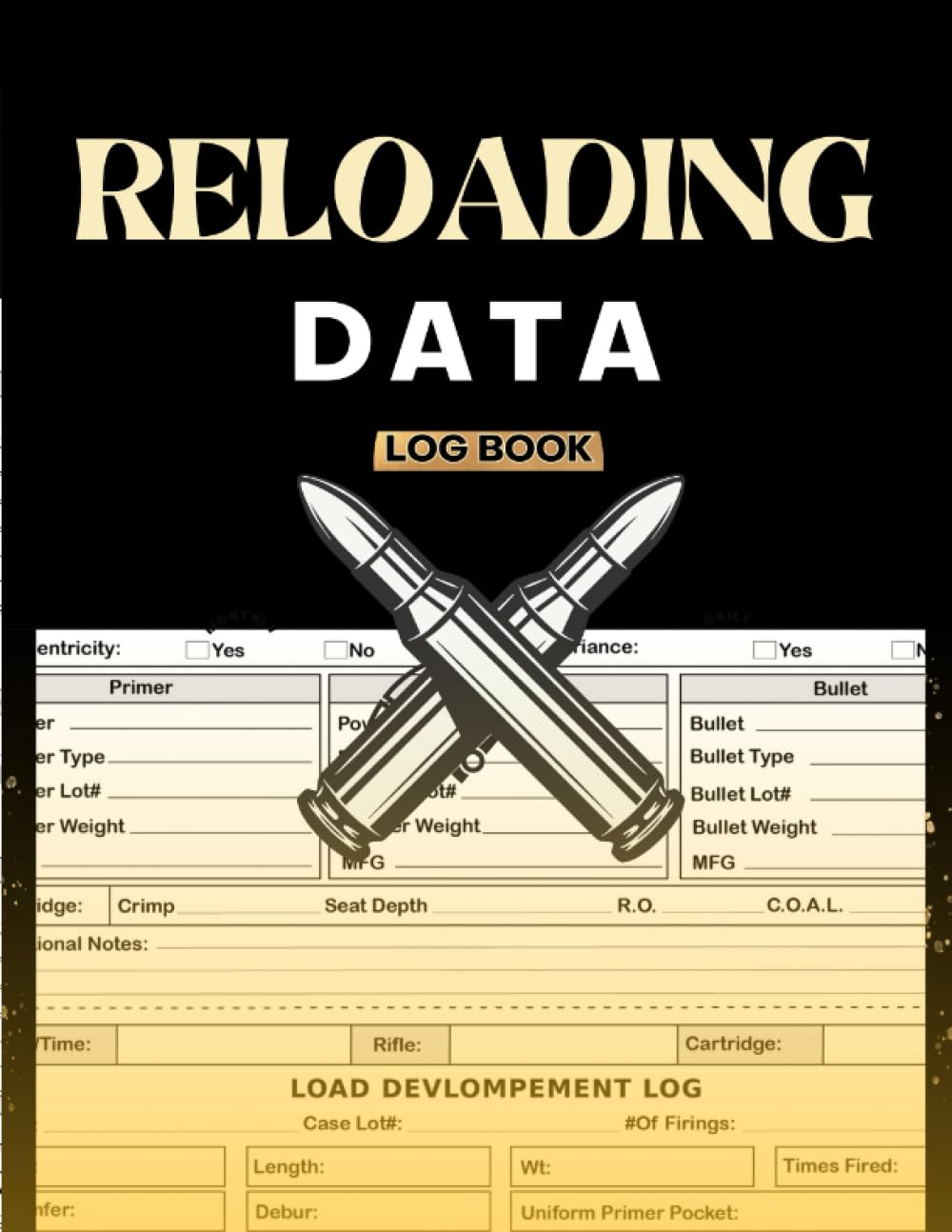 ler totalmente Reloading Data Log Book: Ammo Reloading Log Sheets For Recording and Tracking Ammunition Handloading,8.5",11"-120 Pages