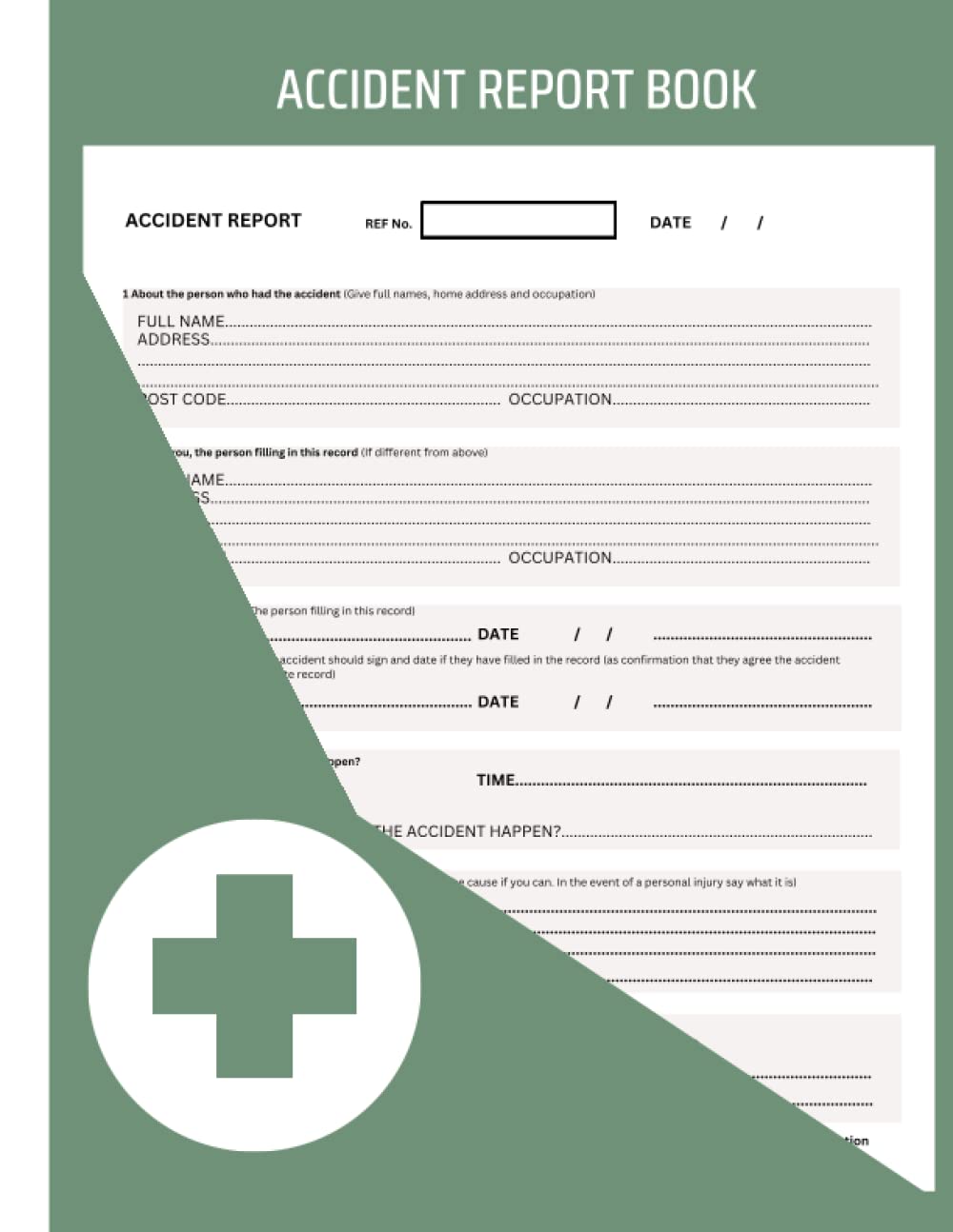 Accident Report Log Book For Business: Incident Log Book Health And Safety Reports baixar livro de graça