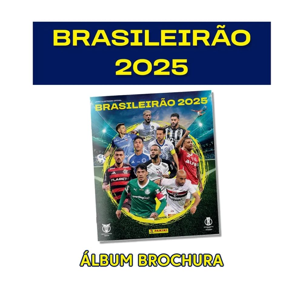 Álbum de Figurinhas Brochura Brasileirão 2025
