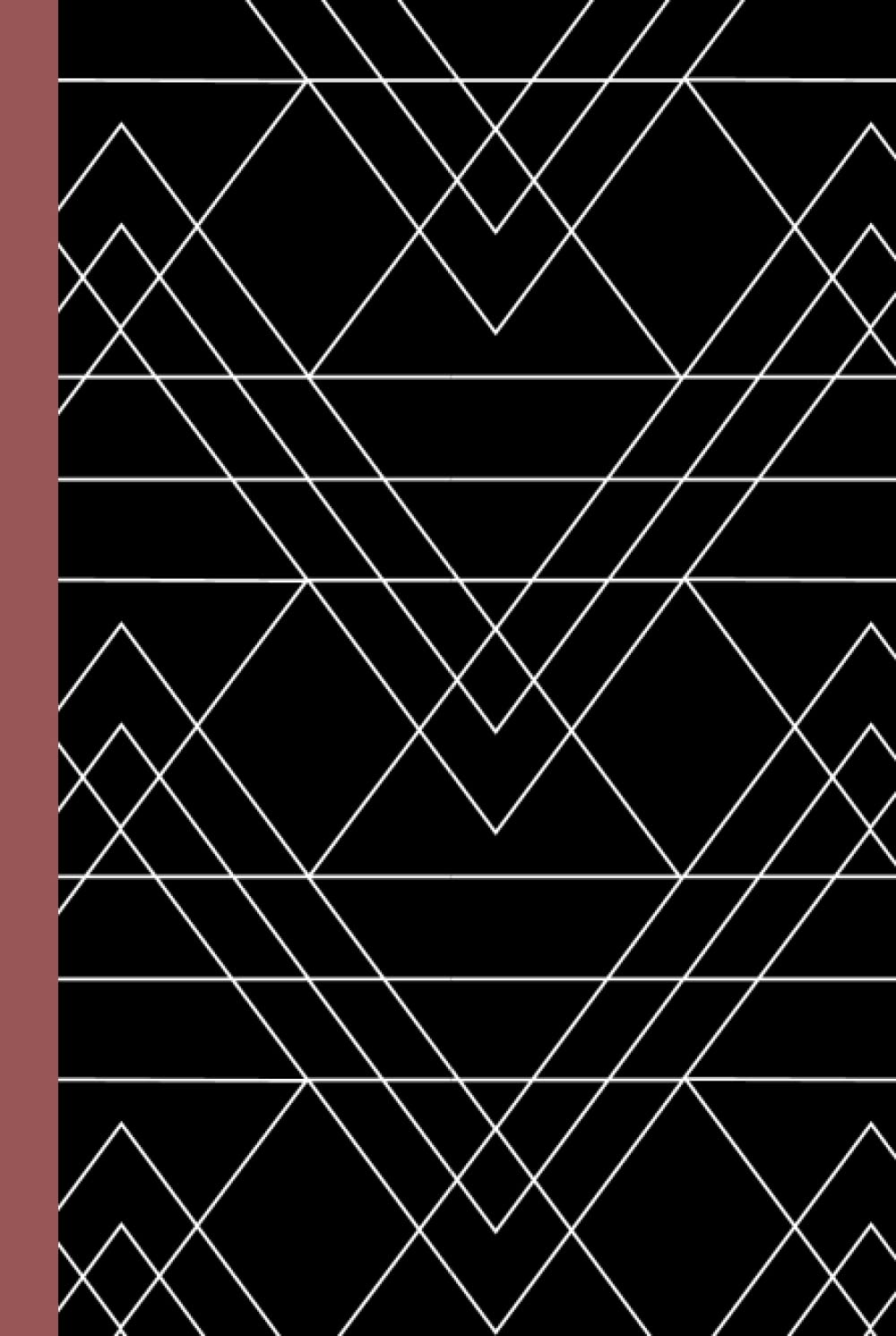 Notebook: Geometric Print Hardback Journal Filled With 120 Pages of Lined Paper baixar o livro de graça