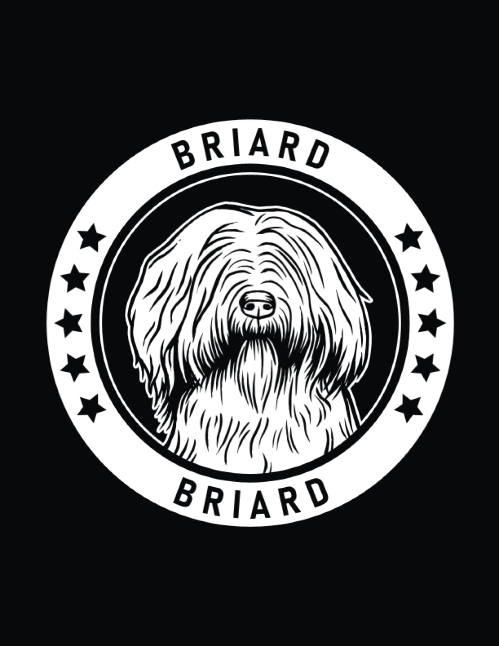 capítulo por capítulo baixar Briard: Briard Notebook Dog Lover’s Journal, 8.5 x 11 inches (21.59 x 27.94 cm), 200 lined pages