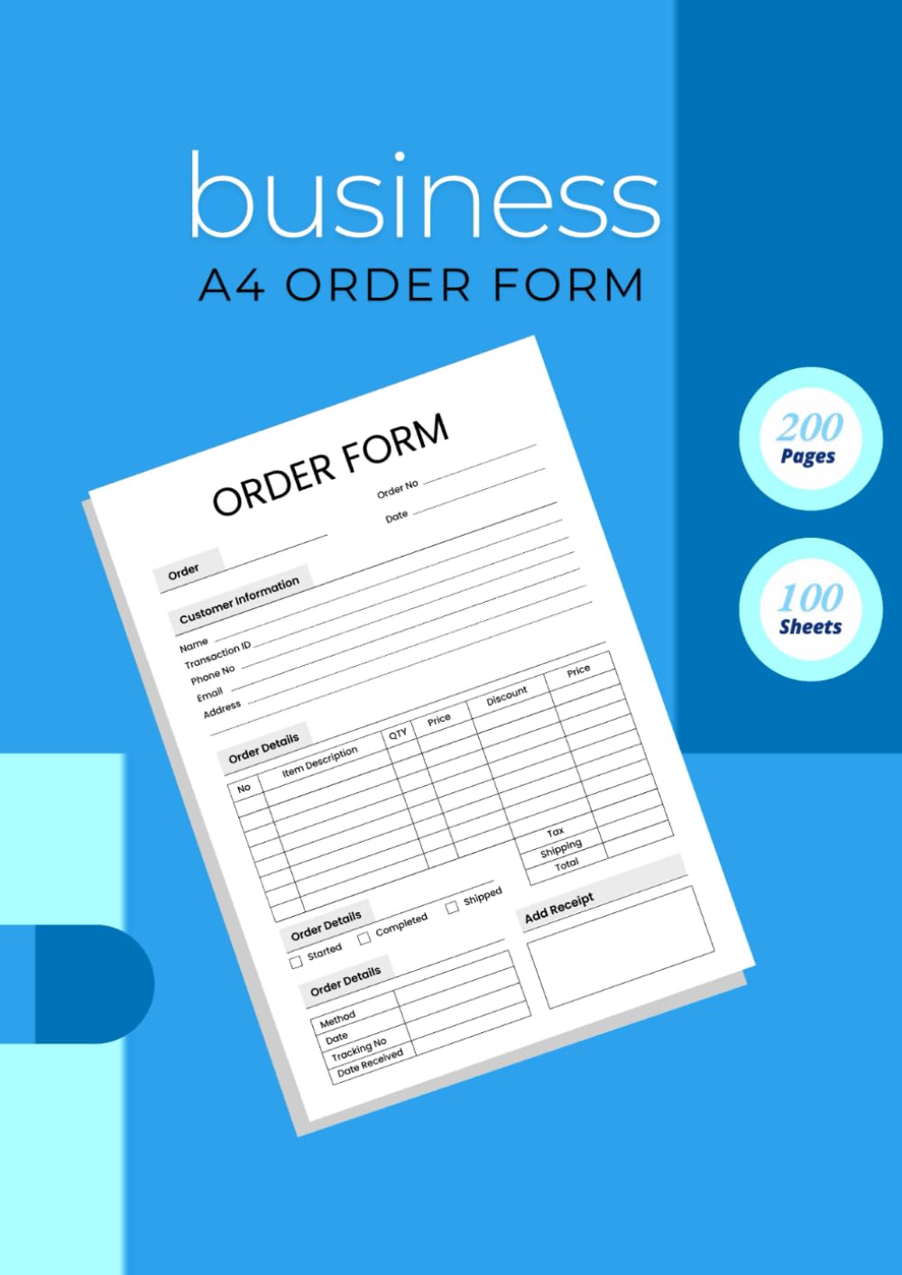 Small Business Order Book: Simple A4 Customer Order and Sales Log | Record Keeping Made Easy baixar livro de graça