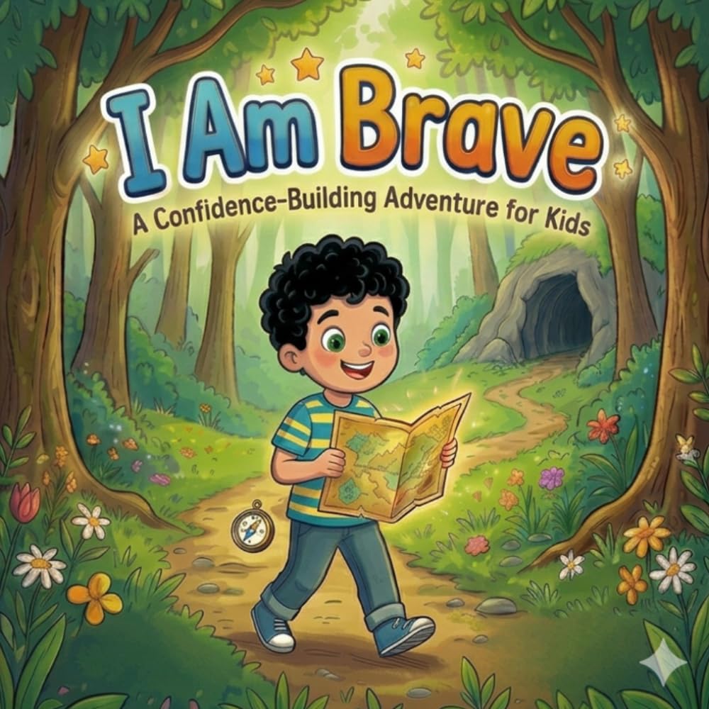 I Am Brave: A Confidence-Building Treasure Adventure for Kids: A Motivational Story About Courage, Self-Confidence, and Trying New Things for Children Ages 3-7