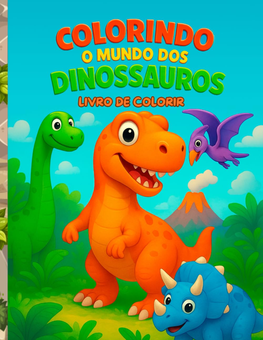 Colorindo o Mundo dos Dinossauros: Livro de Colorir baixar o livro de graça