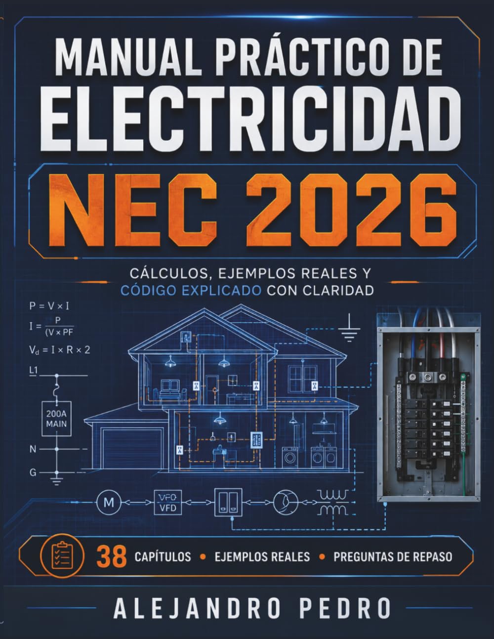 ler totalmente Manual Práctico de Electricidad NEC 2026: Cálculos, Ejemplos Reales y Código Explicado con Claridad