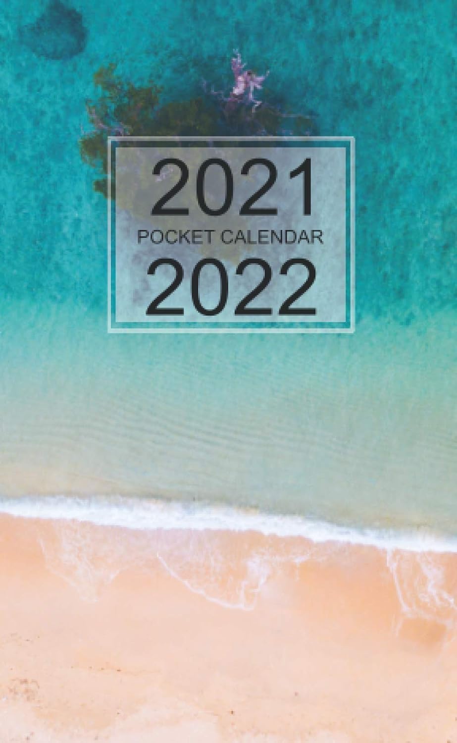 capítulo por capítulo baixar 2021-2022 Two Year Planner: Pocket Monthly calendar for 2 years schedule and small organizer, Personal time management purse notebook with sea sand cover