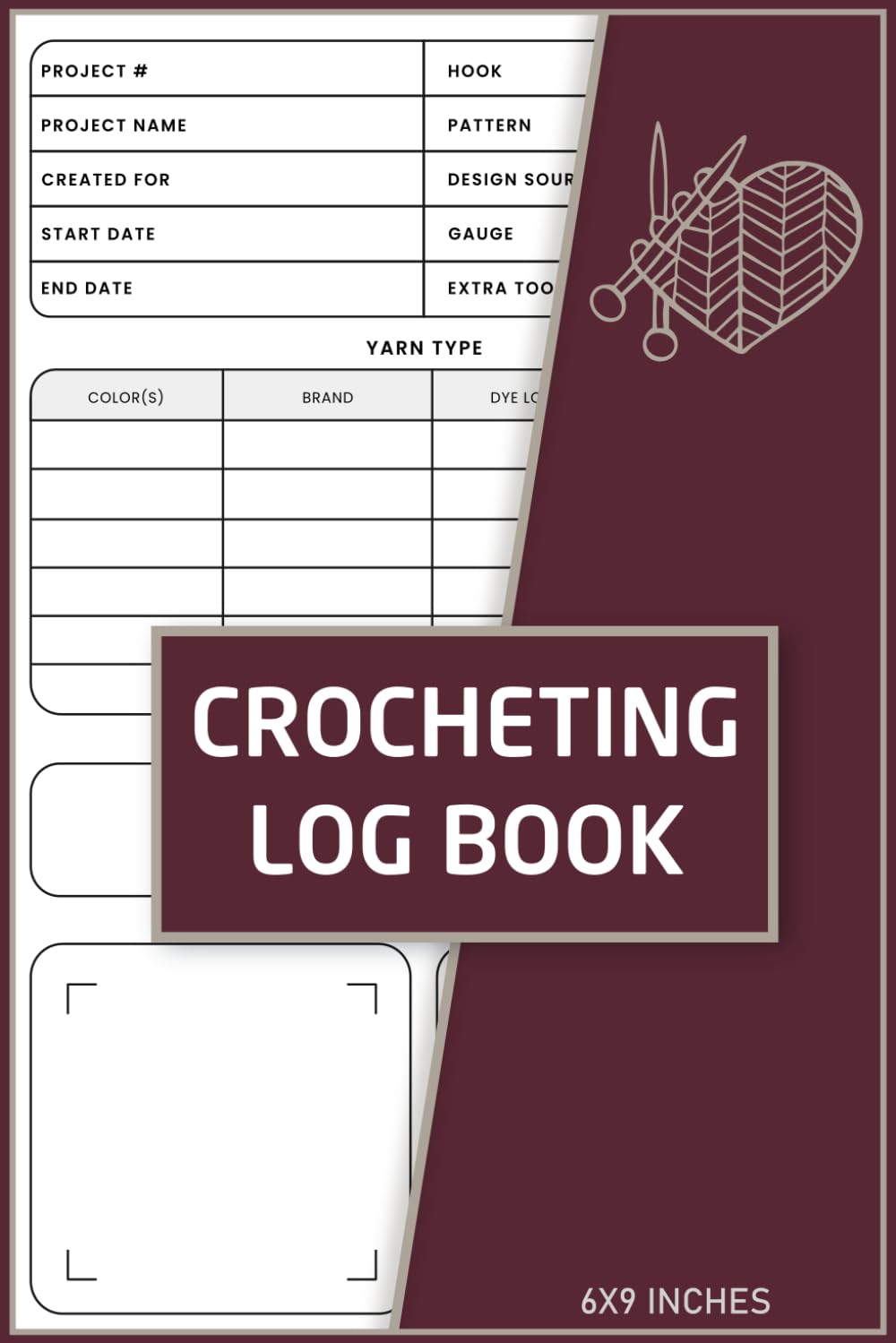 Crocheting Log Book: Track Your Creations And Organize Patterns, Projects, and Progress with the Crocheting LogBook baixar o livro de graça