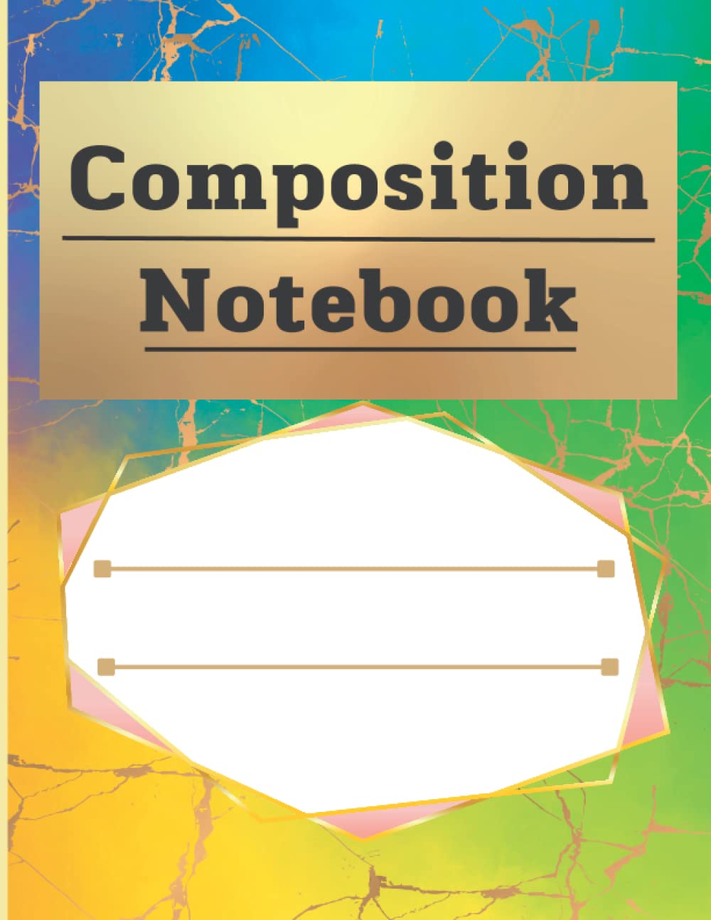 Composition Notebook Wide Ruled Pretty Gold Liquid Marble for Girls, Boys, Teens, Kids, Students: Attractive Workbook Vast Line | School, College, University, & Workspace baixar o livro de graça