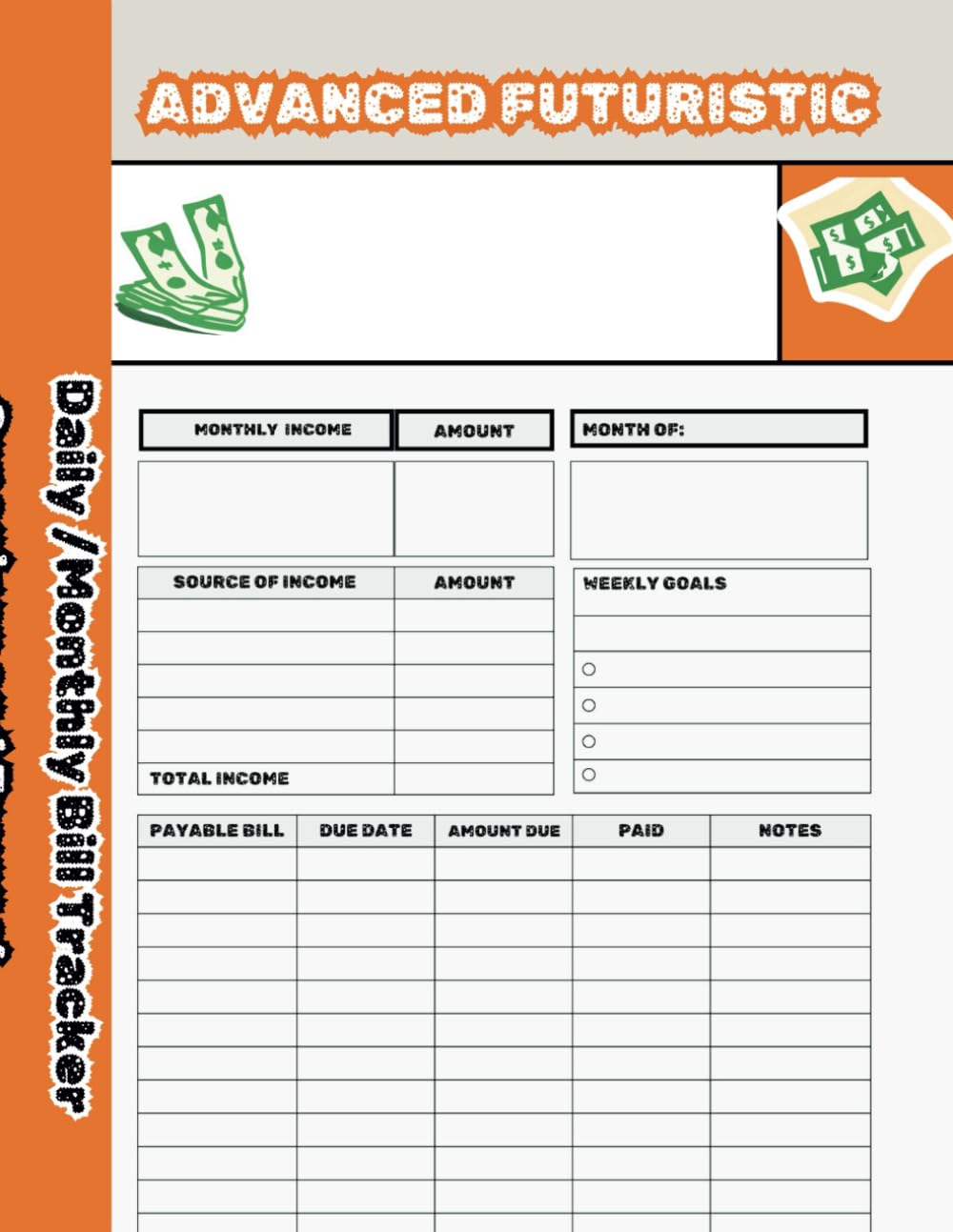 capítulo por capítulo baixar Upperhand Daily yearly bill payment log 12 months: A complete Simple monthly bill payment organizer log book large print