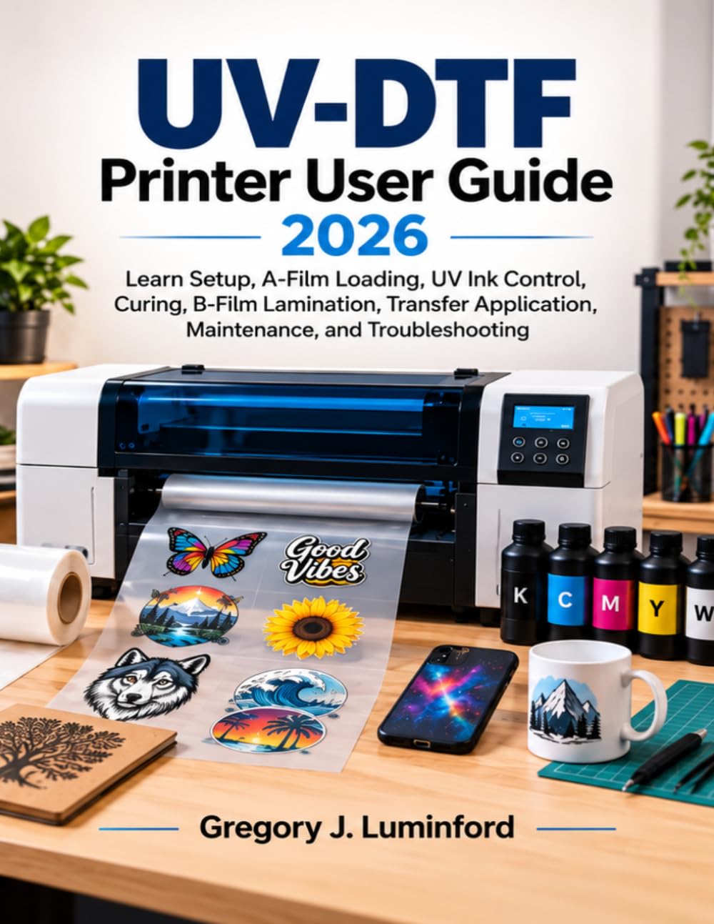 UV-DTF Printer User Guide 2026: Learn Setup, A-Film Loading, UV Ink Control, Curing, B-Film Lamination, Transfer Application, Maintenance, and Troubleshooting baixar o livro de graça