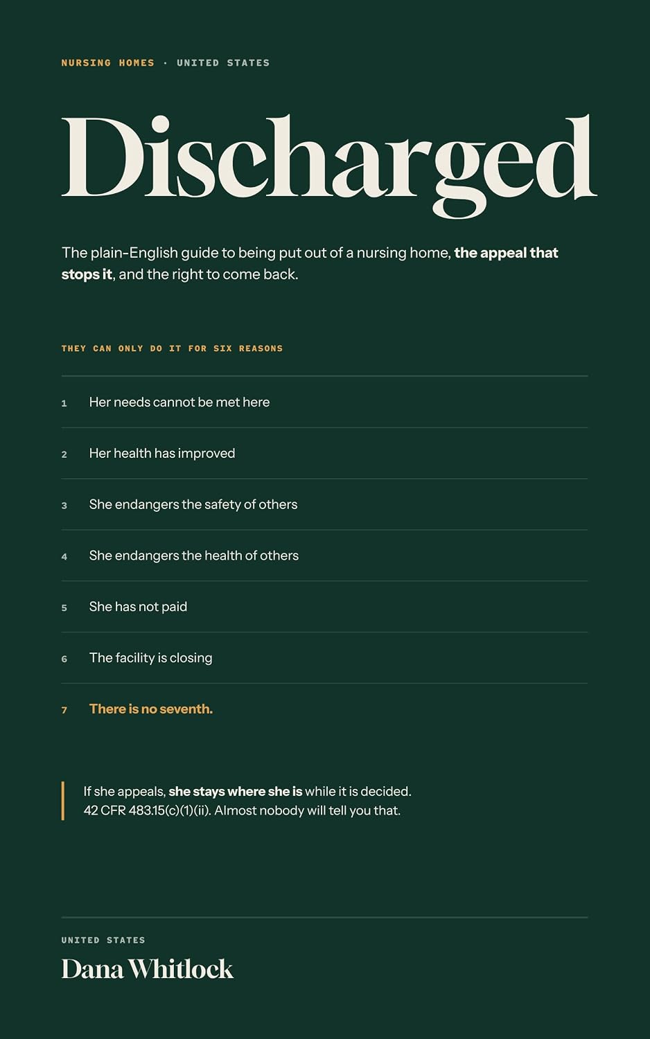 Discharged: The Plain-English Guide to Being Put Out of a Nursing Home, the Appeal That Stops It, and the Right to Come Back (English Edition) baixar o livro de graça