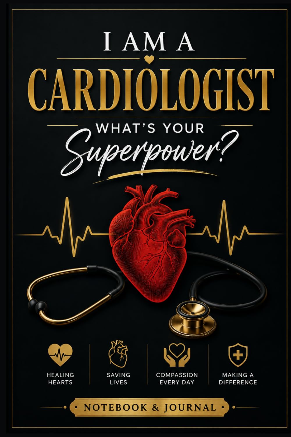I Am a Cardiologist What's Your Superpower?: Cardiologist Notebook & Journal | Appreciation Gift for Cardiologists, Heart Specialists, Medical Professionals and Cardiology Fellows, 100 pages, 6x9"