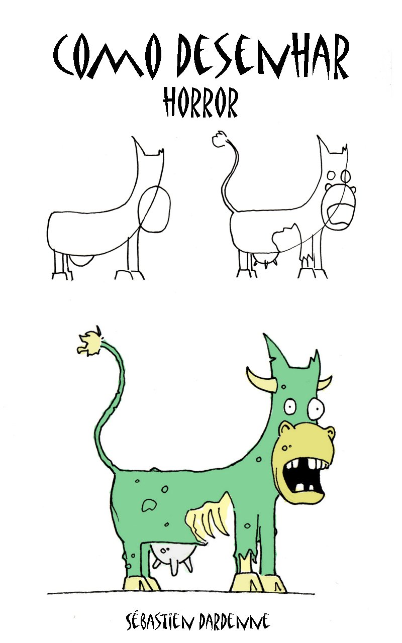 ler totalmente Como desenhar horror