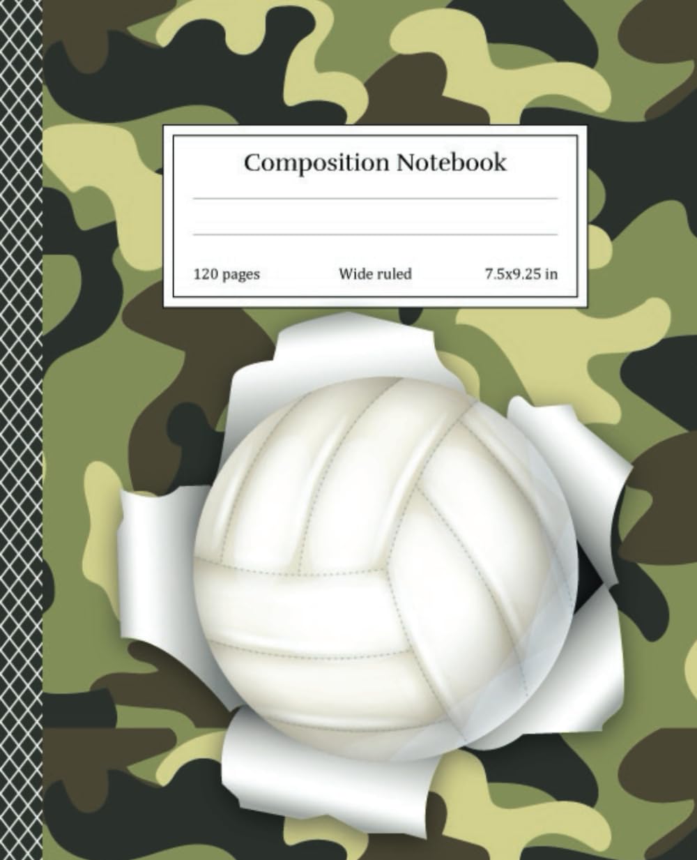 capítulo por capítulo baixar Volleyball Camouflage Composition Notebook: Green Camouflage Pattern Sports Edition Composition Notebook for Boys, Girls and Kids | Wide ruled 120... | Notebook for home, school, college, office